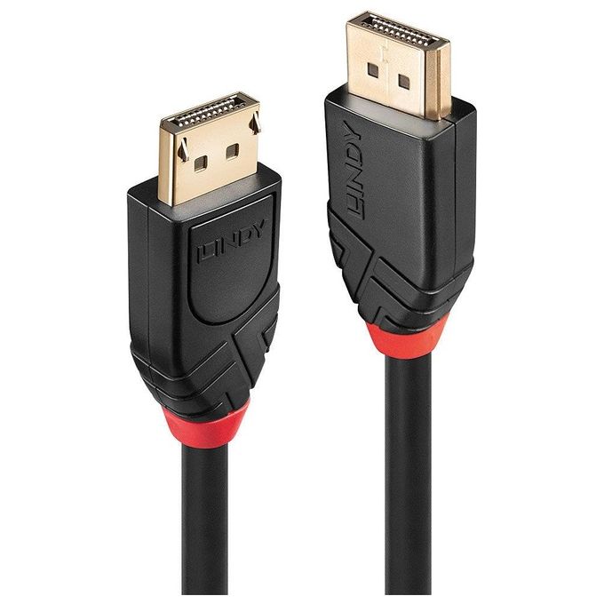 Lindy 41078 Cavo Attivo DisplayPort 10 m Supporta 4K 60Hz Chipset Integrato Bidirezionale colore Nero