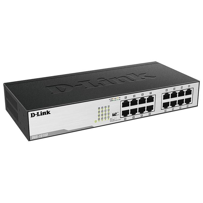 D-link switch 16 porte lan gigabit desktop