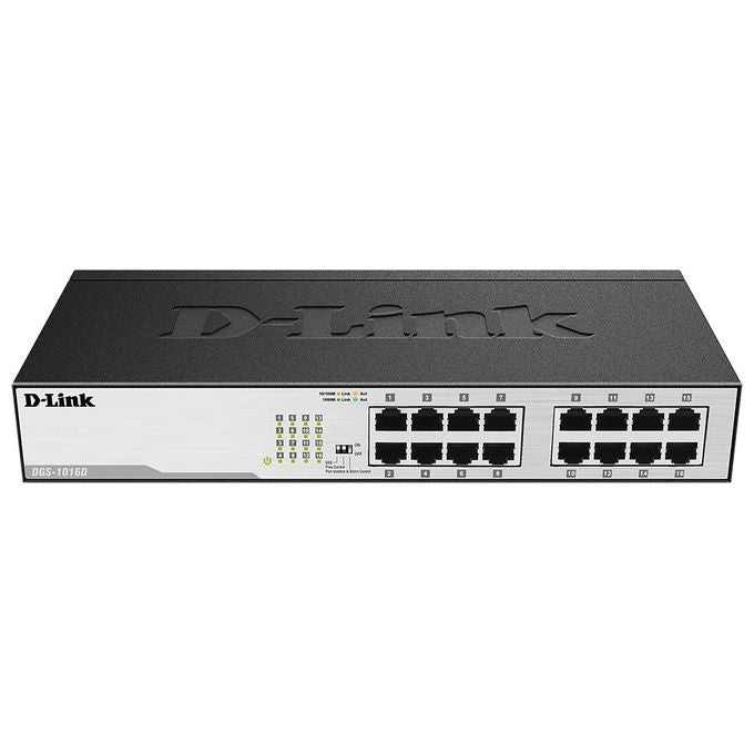 D-link switch 16 porte lan gigabit desktop