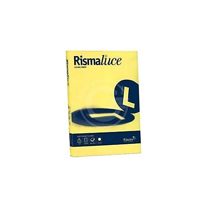 Favini A65B213 Cartoncino Colorato Rismaluce 140 g-mq A3 200 fogli colore Giallo Sole