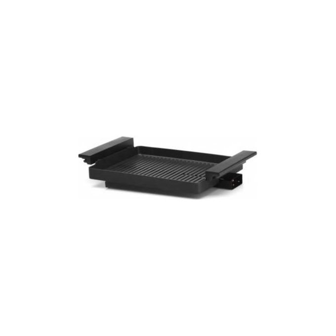 WMF 415430011 Lono Grill elettrico da tavolo con coperchio in vetro Potenza 2200 W Piastra antiaderente Termostato rimovibile colore Nero