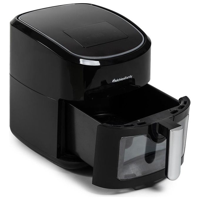 Melchioni Family B2034713 GAIA Friggitrice ad aria 8 L 1800 W 13 programmi Display Touch colore Nero