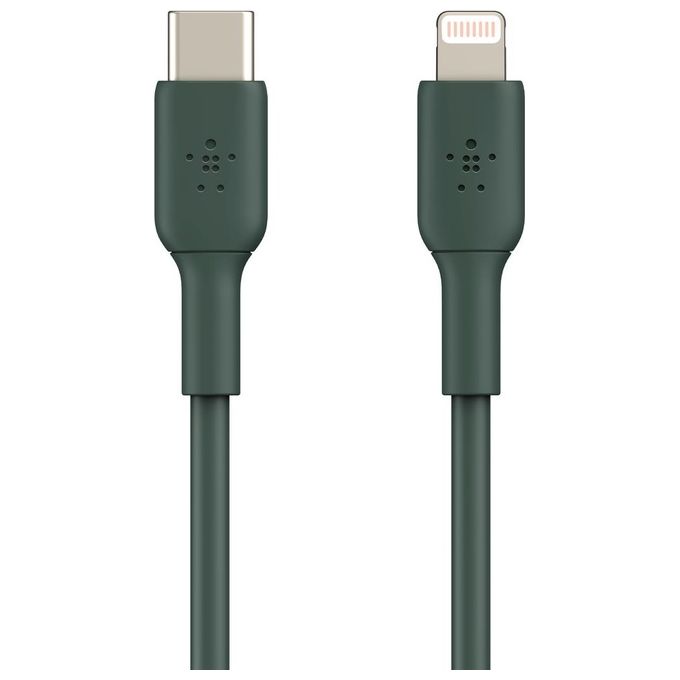 Belkin CAA003BT2MBK Boost Charge Cavo da USB C a Lightning 2 m Ricarica Rapida Certificato MFi colore Nero