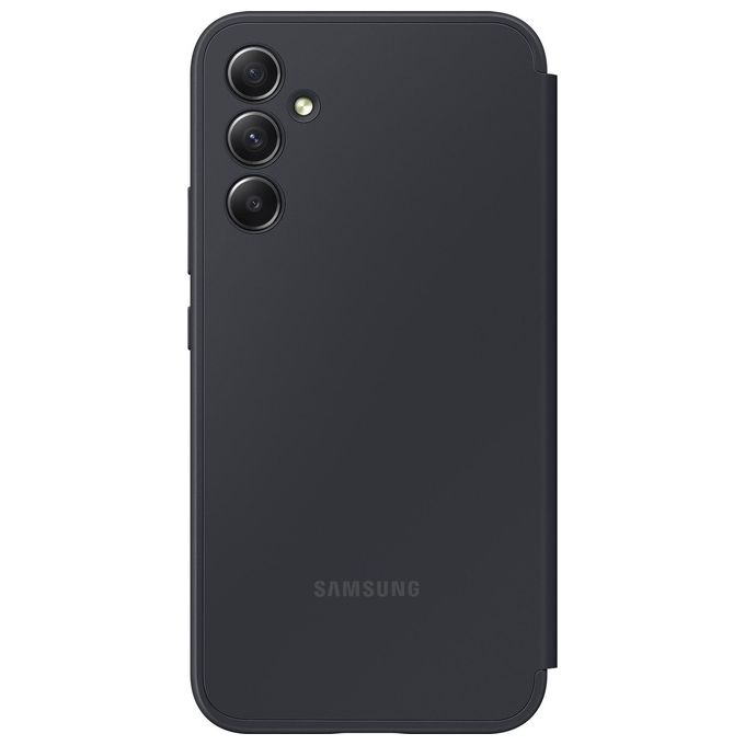 Samsung EF-ZA346CBEGWW Smart View Wallet Cover Custodia Libro per Galaxy A34 5G Porta Carte Finestra Notifiche colore Nero