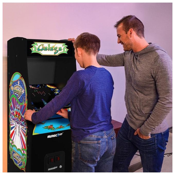 ARCADE1UP 1237971 Galaga Deluxe Cabinato Arcade 14 Giochi Schermo 17'' WiFi colore Nero