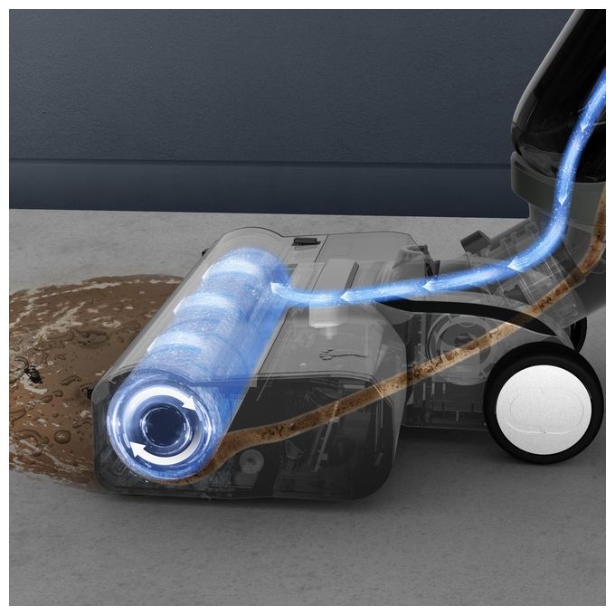 Rowenta GZ5035 X-Clean 4 Lavapavimenti Senza Fili Aspira e Lava 200W Autonomia 50 min 350 m² colore Grigio