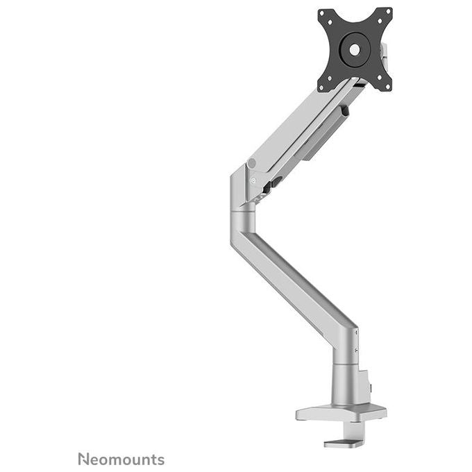 Neomounts DS70-250SL1 Braccio per Monitor 17-35'' Regolazione Altezza a Molla a Gas Rotazione 360° Inclinazione -45° a 45° colore Argento
