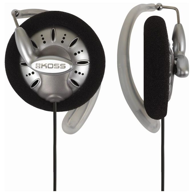 Koss KSC 75 Cuffia Sovraurale Nero-Argento