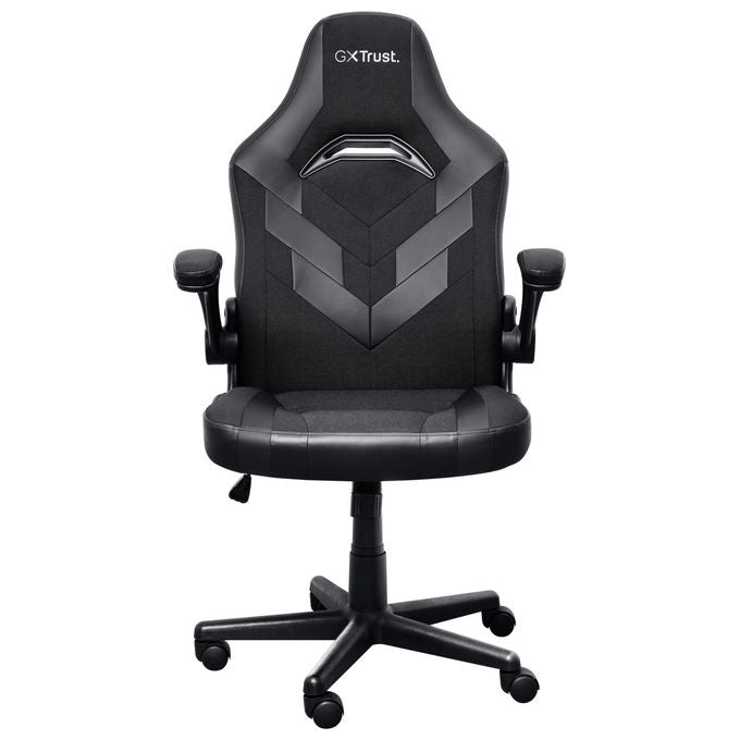 Trust 25128 GXT 703 RIYE Sedia Gaming Universale braccioli regolabili gas lift classe 4 portata 140 Kg colore Nero