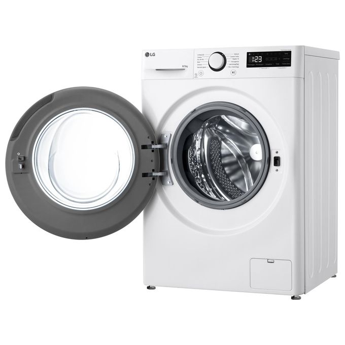 LG D2R3S08AIDD Serie R3 Lavasciuga Slim 8-5 Kg 1200 rpm Classe E AI DD Eco Hybrid Allergy Care (85x60x47.5 cm) colore Bianco