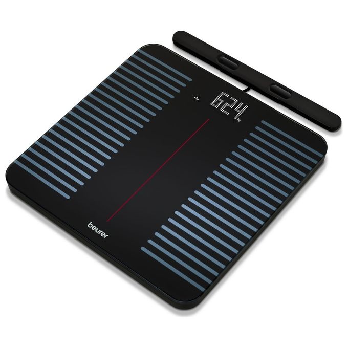 Beurer BF 990 Bilancia Diagnostica Wi-Fi Bluetooth 8 elettrodi 25 valori 180 Kg app HealthManager Pro colore Nero