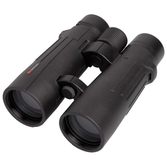 Braun 20007 Compagno Binocolo 10x50 con Prismi BAK-4 Roof e Rivestimento Multistrato Completo Impermeabile fino a 0,5 m colore Nero