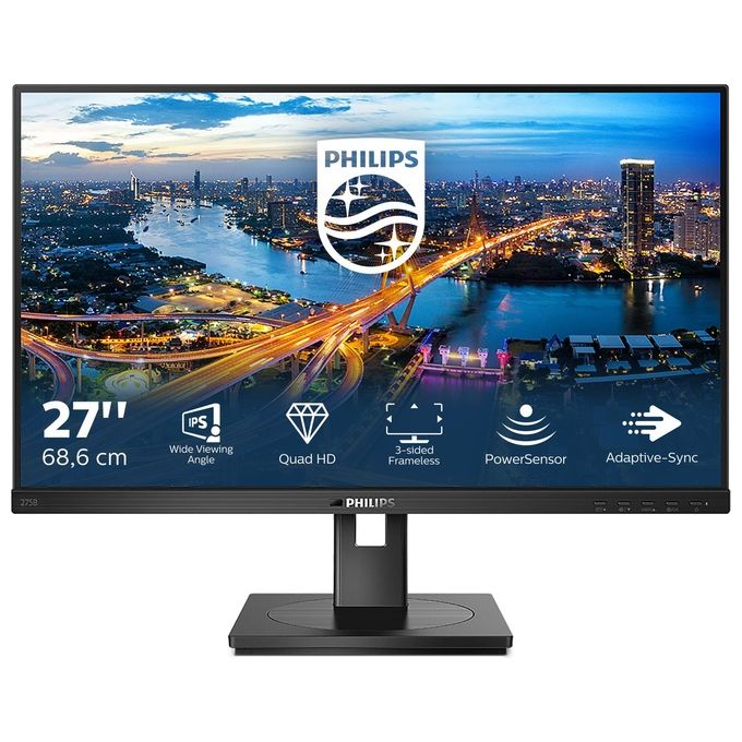 Philips Monitor 27'' LCD IPS B Line 275B1 2560 x 1440 2K Ultra HD Tempo di Risposta 4 ms