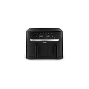 Tefal EY901N Dual Easy Fry Essential Friggitrice ad aria 8.3 L 2700 W Doppia Camera 7 Programmi Display LCD colore Nero