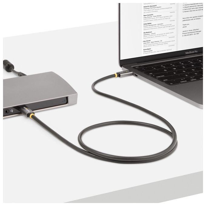 StarTech.com Cavo USB4 da 1mt Cavo USB Type-C Certificato USB-IF