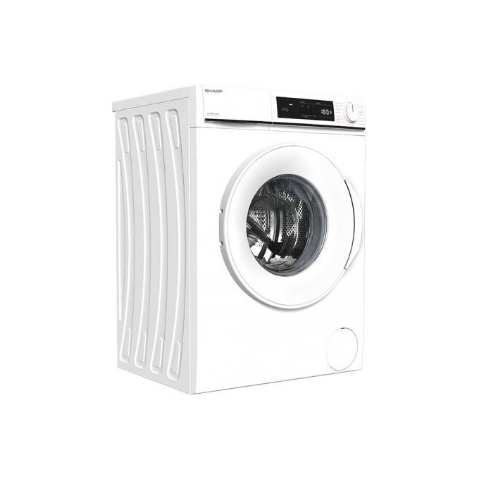 Sharp ES-NFA8121WD Lavatrice a carica frontale 8 Kg Classe D 1200 giri Oblo' grande Bianco 845x597x527