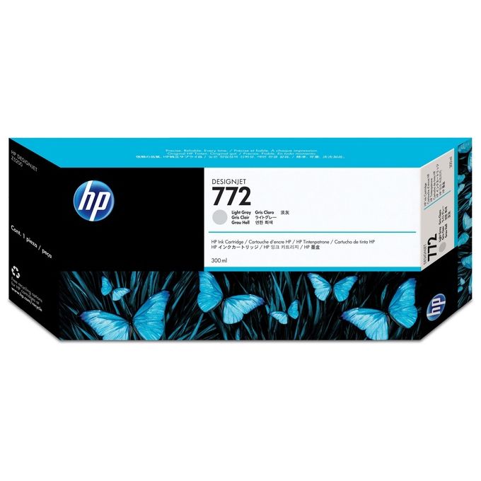 Hp Cartuccia Ink 772-300 Ml Grigio Chiaro