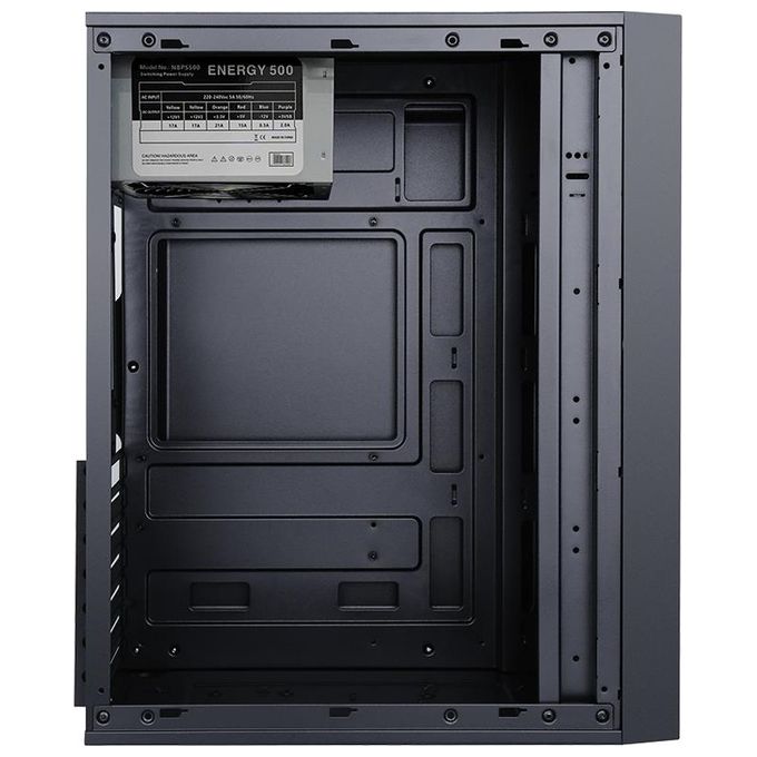 Itek ITOCWOMU3 Winco OM Case Midi Tower ATX Alimentatore 500W 2x USB 3.0 colore Nero