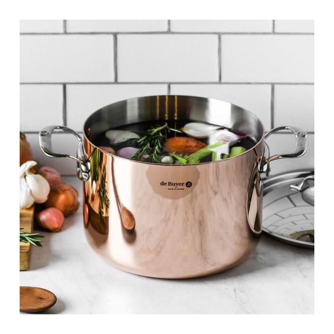 De Buyer Prima Matera pentola rame-inox alta 24cm induzione