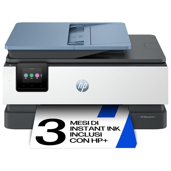 HP 405U8B OfficeJet Pro 8125e Stampante Multifunzione Inkjet Stampa Copia Scansione 20 ppm Wi-Fi ADF colore Grigio