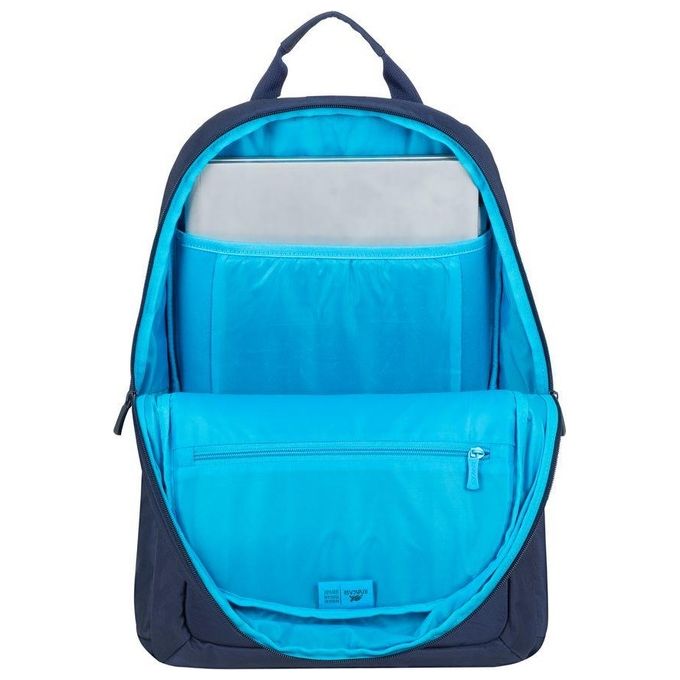 RivaCase 7561 Alpendorf Zaino per Notebook fino a 16'' Resistente all'acqua in RPET Poliestere Riciclato colore Blu Scuro