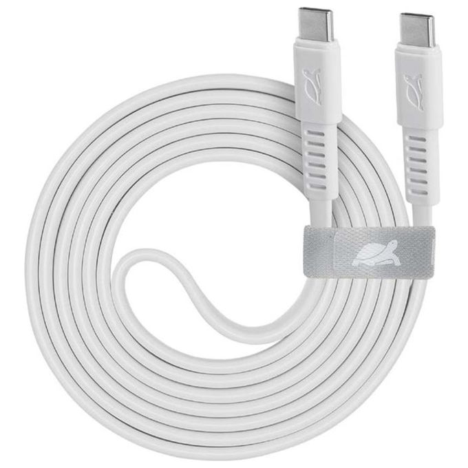 Rivacase Cavo di Ricarica Piatto Type-C - Type-C 1.2mt Bianco