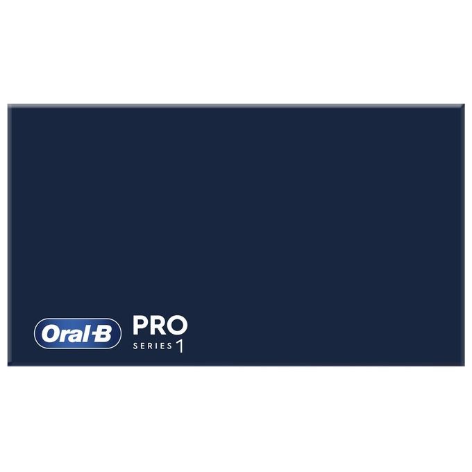 Oral-B PRO1TURQUOISE Series 1 Spazzolino elettrico oscillante rotante 3 modalita' timer 2 min 2 testine colore Blu