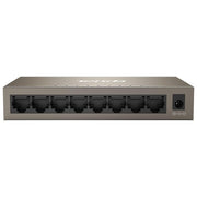Tenda TEG1008M Switch Gigabit Unmanaged 8 Porte 10-100-1000 Mbps Desktop Parete QoS IGMP Snooping colore Oro