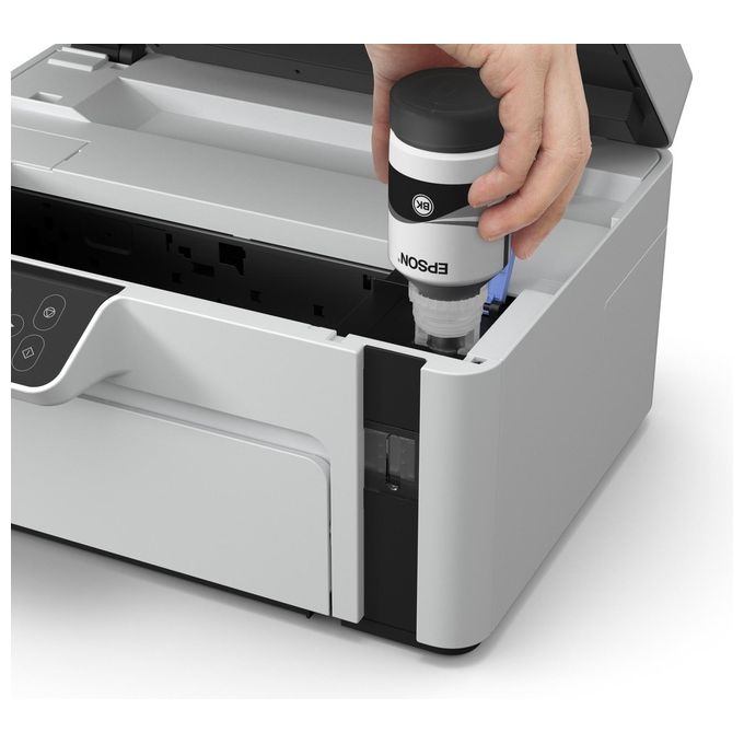 Epson ET-M2120 EcoTank Stampante Multifunzione Inkjet Monocromatica A4 Wi-Fi 32 ppm 1440x720 DPI LCD colore Nero