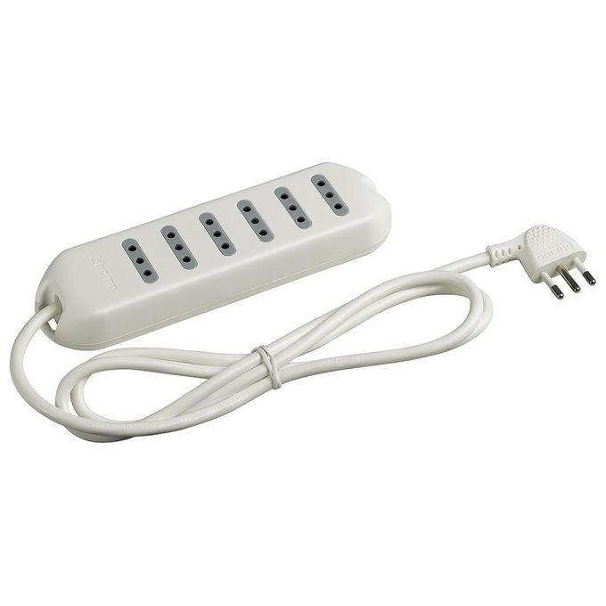 BTicino Multipresa 6 Uscite 1,5mt Bianco
