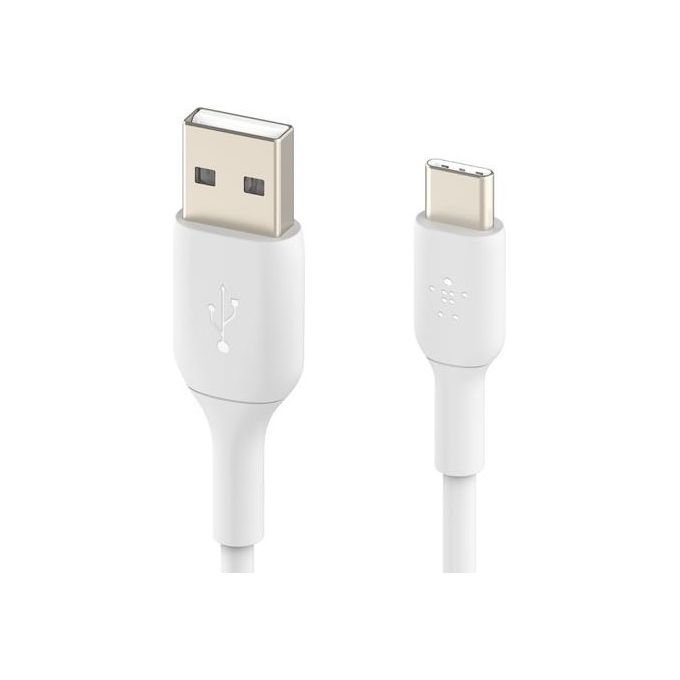 Belkin BoostCharge Cavo USB 1mt USB 2.0 USB A USB C Bianco