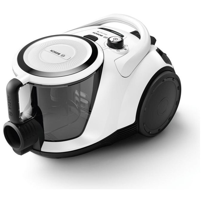 Bosch BGS41K332 Serie 6 Aspirapolvere a Cilindro Senza Sacchetto Ciclonica HEPA 13 2,4 L 550 W 72 dB colore Bianco