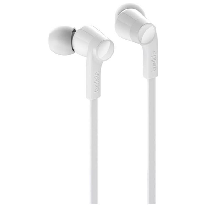Belkin Rockstar In-Ear Cuffie Usb-C Connector Bianco
