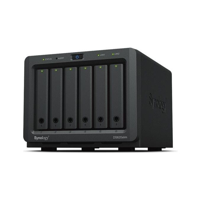 Synology DiskStation DS620SLIM Server NAS e di Archiviazione Collegamento Ethernet LAN Scrivania Nero