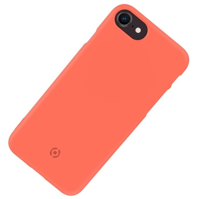 Celly Shock Custodia per iPhone 7-8 Arancione
