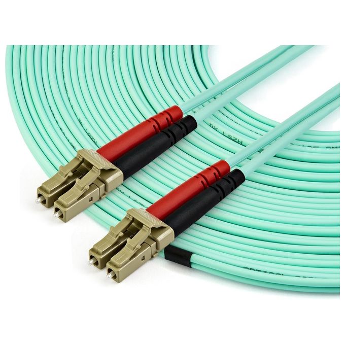 Startech Cavo Fibra Ottica Patch Multimodale Lc a Lc Duplex 50-125 Om3 15mt