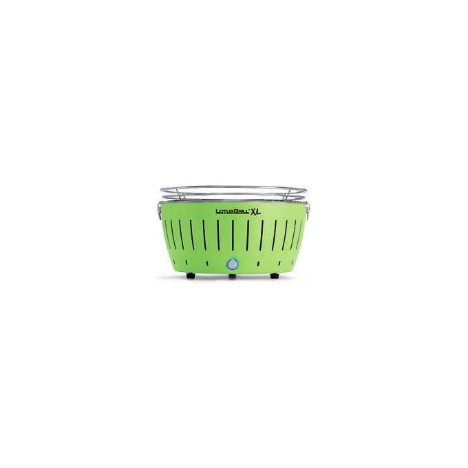 LotusGrill G435 U GR Barbecue per l'Aperto e Bistecchiera Antracite Kettle Verde