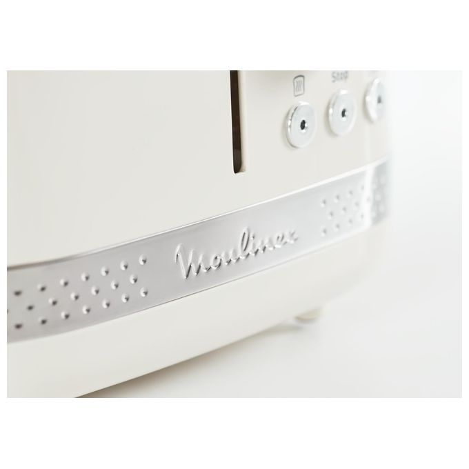 Moulinex LT300A10 Soleil Tostapane 2 fette 850 W 7 livelli di doratura Scongelamento Riscaldamento colore Avorio