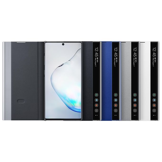 Samsung EF-ZN975 Cover Clear View per Galaxy Note10+ Nero