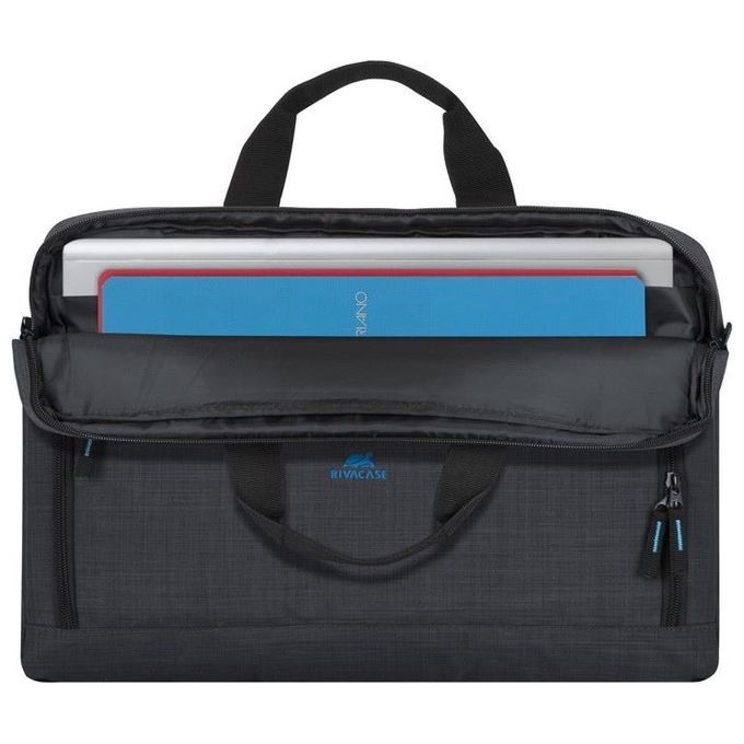 Rivacase R8058BD Regent II Borsa per Notebook 17.3'' con Mouse Wireless Poliestere colore Nero