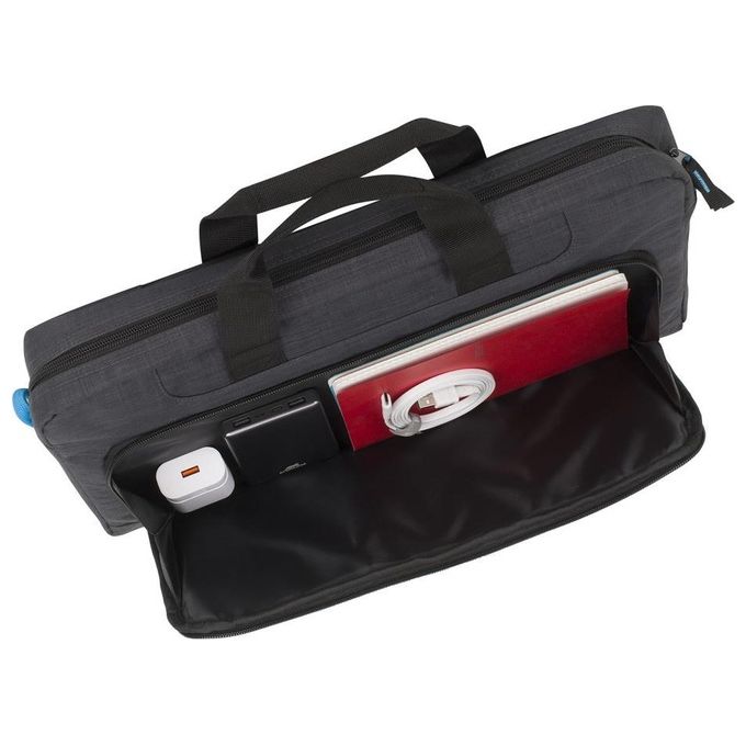 Rivacase R8058BD Regent II Borsa per Notebook 17.3'' con Mouse Wireless Poliestere colore Nero