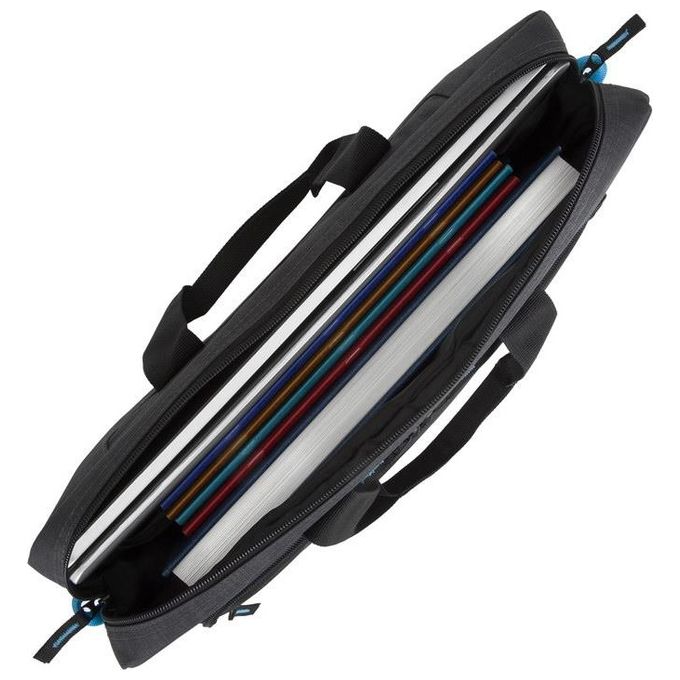 Rivacase R8058BD Regent II Borsa per Notebook 17.3'' con Mouse Wireless Poliestere colore Nero