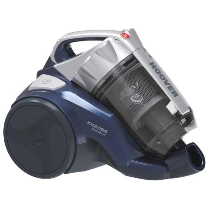 Hoover  KS60HandCAR 011 Aspirapolvere a Traino con Filo a Cilindro senza Sacco Tecnologia Multiciclonica Potenza 450 W Capacita' 1,8 Litri Oltremare Blue