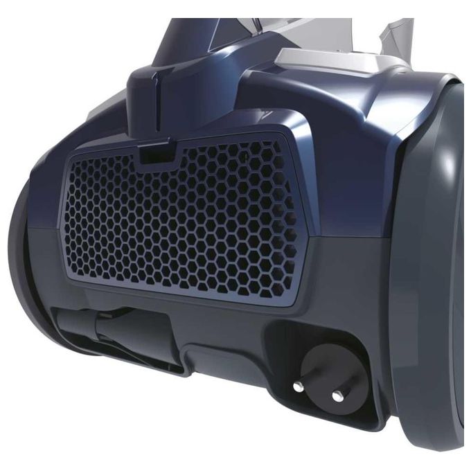 Hoover  KS60HandCAR 011 Aspirapolvere a Traino con Filo a Cilindro senza Sacco Tecnologia Multiciclonica Potenza 450 W Capacita' 1,8 Litri Oltremare Blue