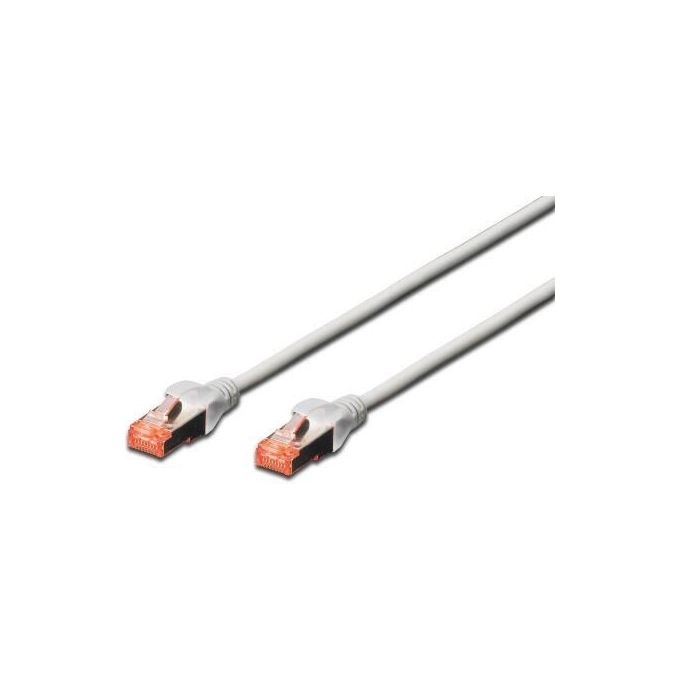 Digitus cavo rete s-ftp cat.6 doppia schermatura ls0h colore grigio mt. 3