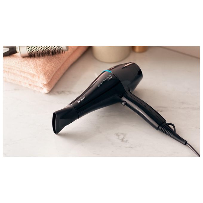 Philips BHD272-00 DryCare Pro Asciugacapelli 2100 W Motore AC ThermoProtect Ionico 6 velocita' concentratore 9 mm colore Nero