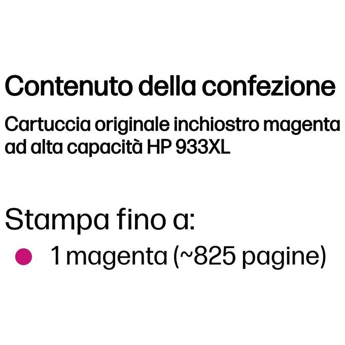 Hp 933xl Magenta Officejet Ink