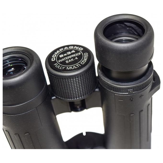 Braun Binocolo Compagno 8x34 WP Nero