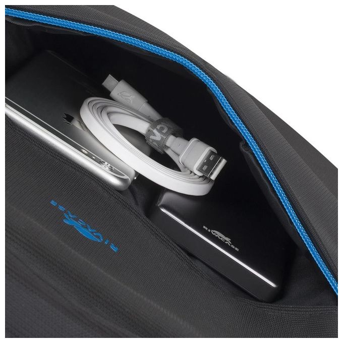 Rivacase 8069 Regent Zaino per Laptop 17.3'' Poliestere 1 Scomparto Tasca Tablet 27 L colore Nero