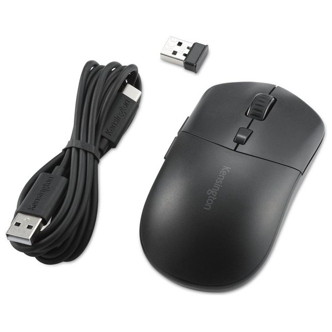 Kensington K75507EU Mouse ricaricabile MY430 EQ 6 pulsanti 2400 DPI connessione wireless Bluetooth USB-C colore Nero